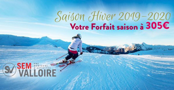 Winter 2019-2020: Buy your skipass at 305 € !