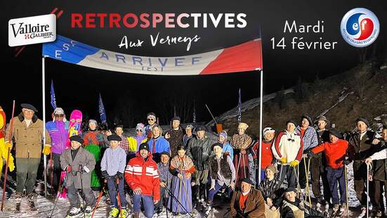 Ski celebration in Les Verneys