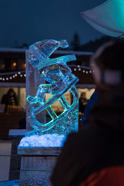 Sculptures sur glace