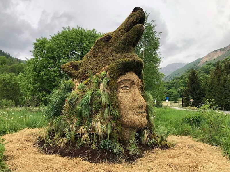 Plant sculpture in Valloire