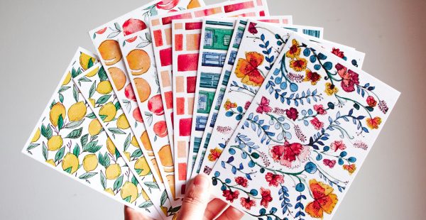 Atelier fabrication de carte postale