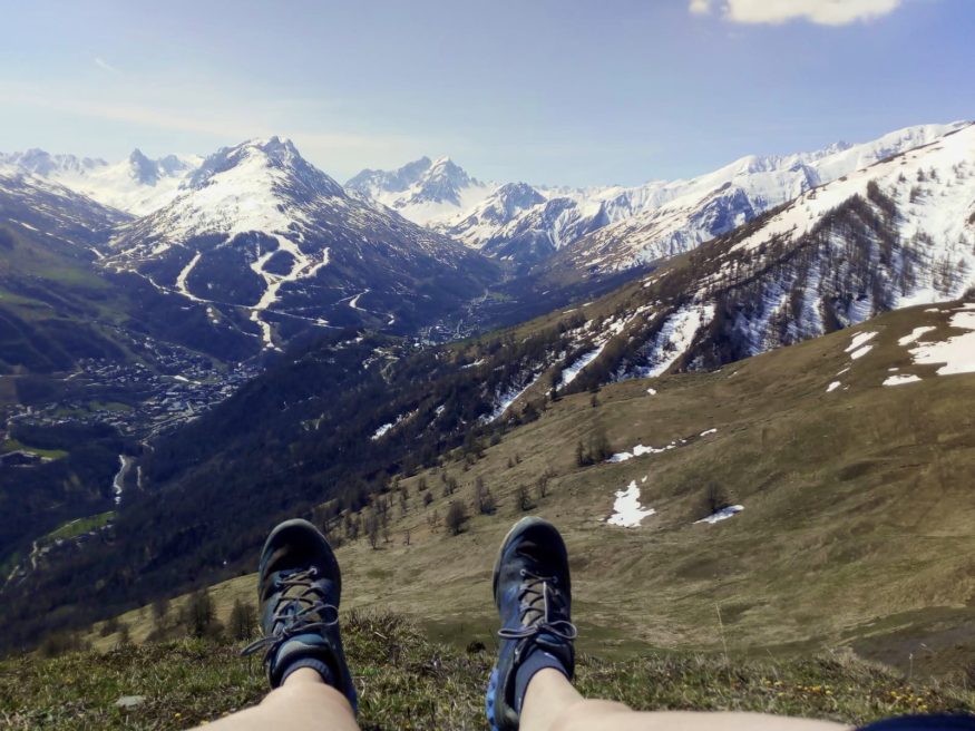 Le Pain de Sucre from Poingt Ravier - hiking trail