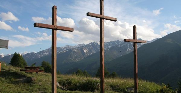 Les Trois Croix par le chemin du facteur - Trail itinerary