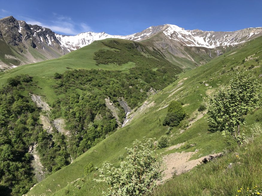 Ascent to Les Solèdes - Mountain bike / ATV itinerary_Valloire