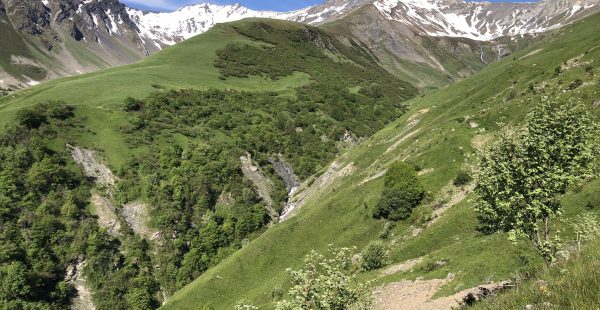Ascent to Les Solèdes - Mountain bike / ATV itinerary