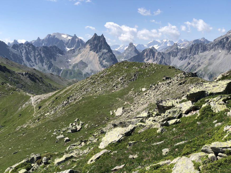 Ascent Grand Plateau, descent to Valmeinier's green lake - Mountain bike / ATV itinerary_Valloire