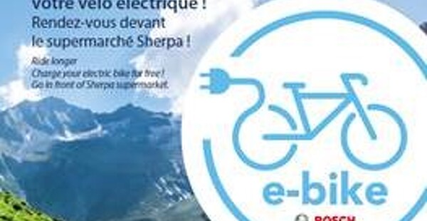 E-bike charging point