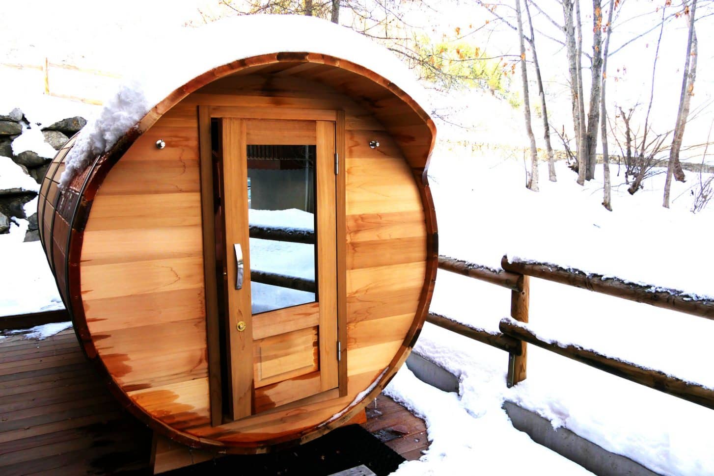 Sauna extérieur - Les Sens des Cimes à Valloire