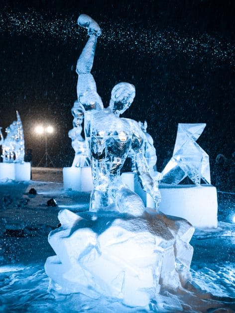 concours-sculpture-glace-Van Besien_Le Sculpteur Libre