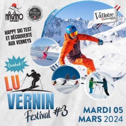 affiche de la fête du ski à valloire